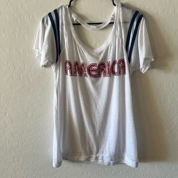 Chaser White and Red Graphic Tee - Picture 5 of 5